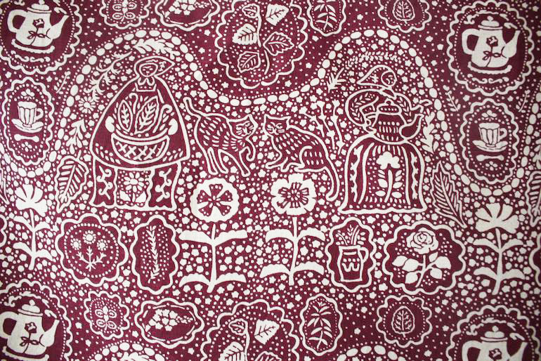 LINNETリネンプリント ハーブティー